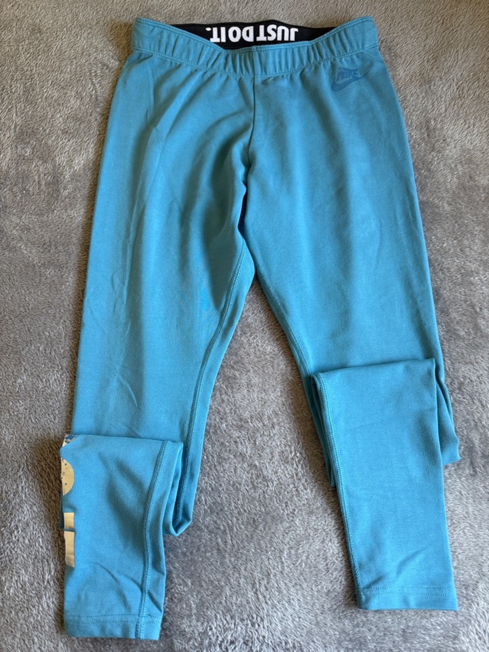Leggings with 'Just Do It' Waistband